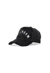 Ice Cream Hat Visiera Curva Man Fur Trucker Cap Black