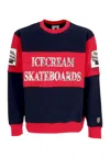 Ice Cream Lightweight Crewneck Man World Tour Crewneck Navy/red In Navy/red