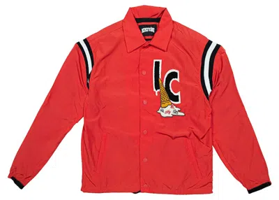 Pre-owned Ice Cream Men's  Adams Jacket In Red/tomato