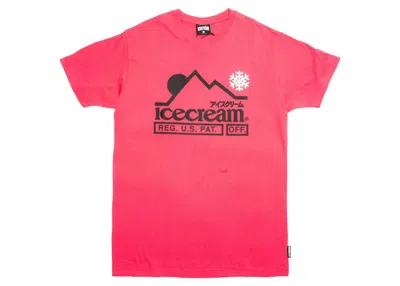 Pre-owned Ice Cream Men's  At The Top Tee Shirt In Red
