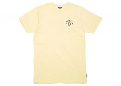Pre-owned Ice Cream Men's  Breyer Tee Shirt In Yellow