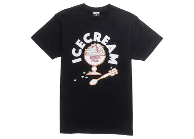 Pre-owned Ice Cream Men's  Butter Becan Tee Shirt In Black