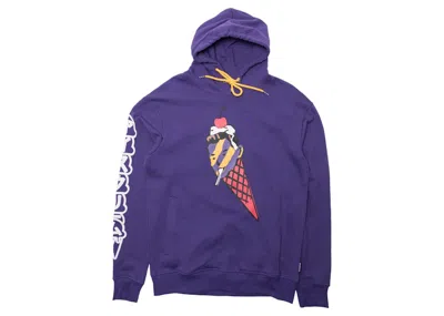 Pre-owned Ice Cream Men's  Cherry On Top Hoodie In Purple