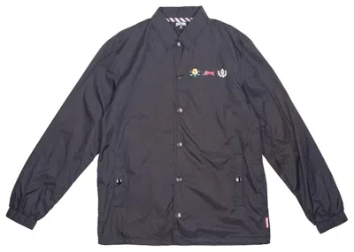 Pre-owned Ice Cream Men's  Coaches Jacket In Black