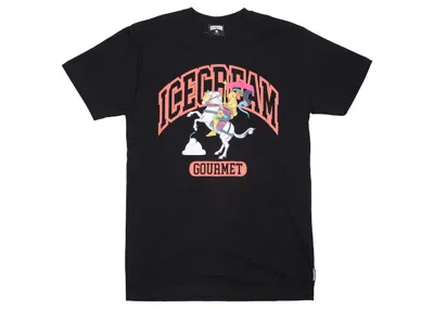 Pre-owned Ice Cream Men's  Collegiate Tee Shirt In Black