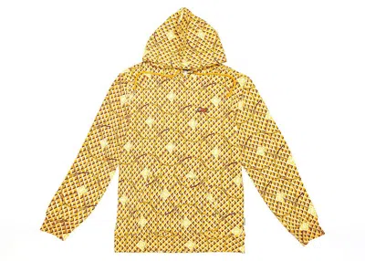 Pre-owned Ice Cream Men's  Cone Hoodie In Brown/yellow