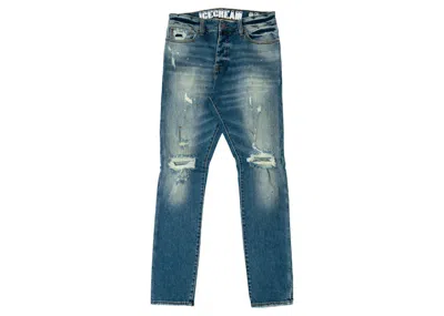 Pre-owned Ice Cream Men's  Cream Jeans In Blue