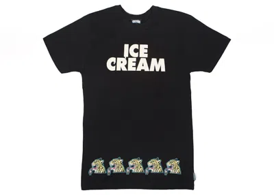 Pre-owned Ice Cream Men's  Cream Tee Shirt In Black