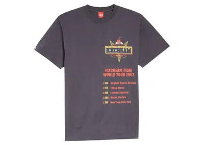 Pre-owned Ice Cream Men's  Dream Team Tee Shirt In Gray