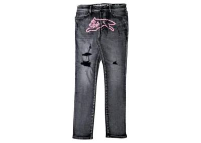Pre-owned Ice Cream Men's  Flamingo Jeans In Gray