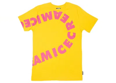 Pre-owned Ice Cream Men's  Flavors Tee Shirt In Yellow