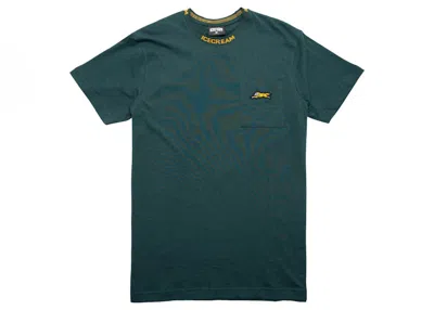 Pre-owned Ice Cream Men's  French Knit Tee Shirt In Green/dark Ponderosa Pine