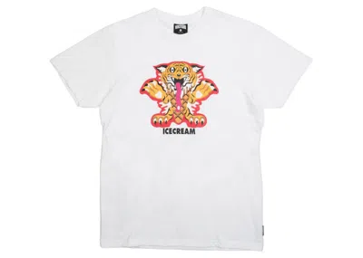 Pre-owned Ice Cream Men's  Grrr Tee Shirt In White