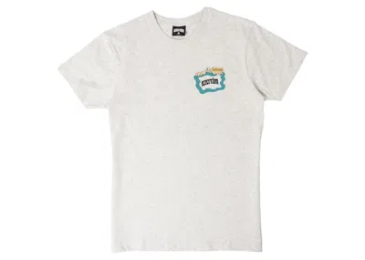 Pre-owned Ice Cream Men's  Health And Wealth Tee Shirt In Light Heather Grey