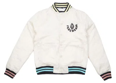 Pre-owned Ice Cream Men's  Hoodsie Jacket In White