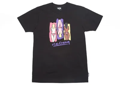 Pre-owned Ice Cream Men's  Neopolitan Tee Shirt In Black