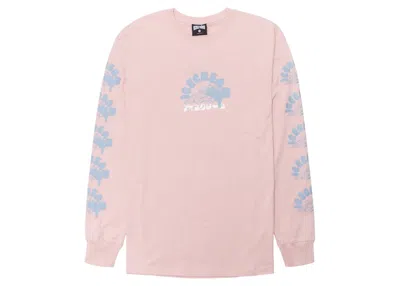 Pre-owned Ice Cream Men's  Oops Long Sleeve Knit Long Sleeve Tee Shirt In Pink/rose Smoke