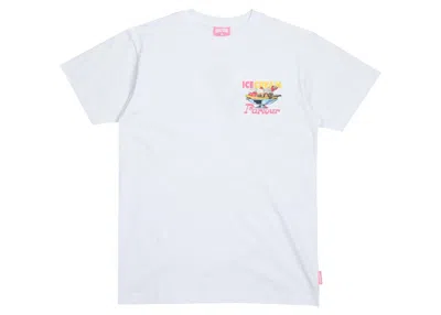 Pre-owned Ice Cream Men's  Parlour Tee Shirt In White