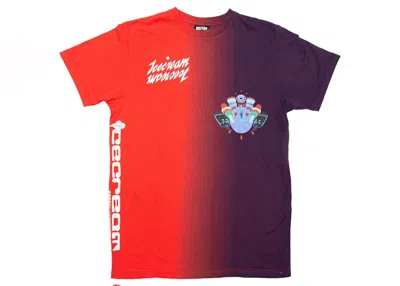 Pre-owned Ice Cream Men's  Rowley Knit Tee Shirt In Red/black