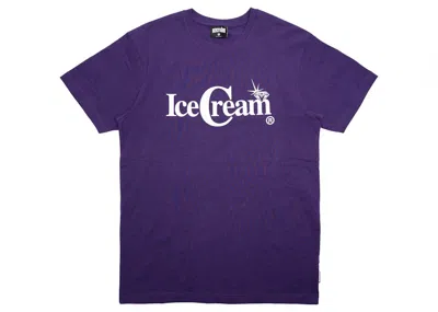 Pre-owned Ice Cream Men's  Shine Tee Shirt In Purple/acai