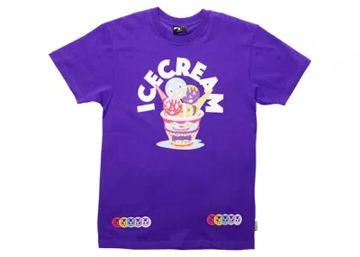 Pre-owned Ice Cream Men's  Walken Tee Shirt In Purple