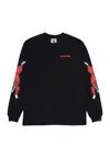 Ice Cream Men's Long Sleeved Running Dog L/s Tee Black In Black