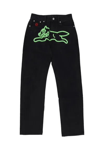 Ice Cream Men's Running Dog Denim Pant Black Denim