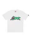 Ice Cream Men's Running Dog Tee White In White