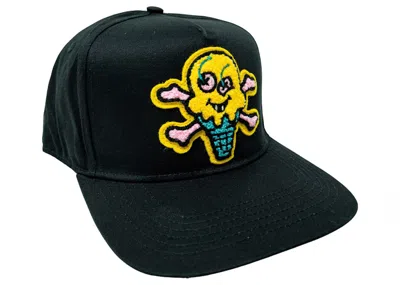 Pre-owned Ice Cream Peach Snapback Cap In Black