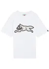 Ice Cream Polka Dot Running Dog Printed Cotton T-shirt