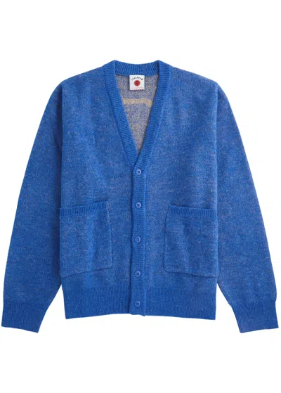 Ice Cream Popsicle Knitted Cardigan In Blue