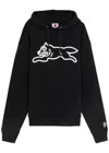 Ice Cream Running Dog Hooded Cotton Sweatshirt