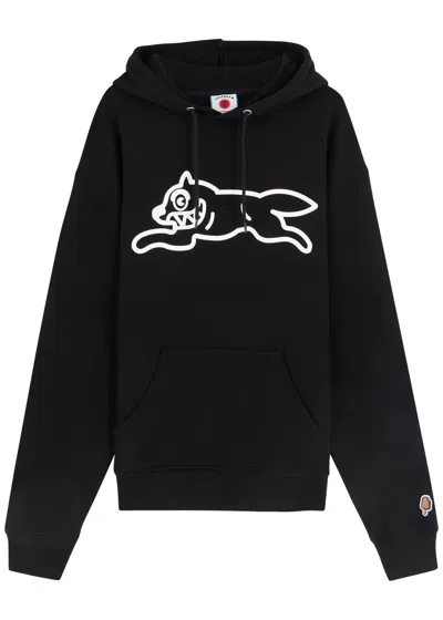 Ice Cream Running Dog Hooded Cotton Sweatshirt