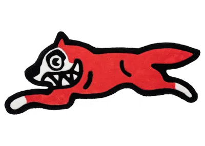 Pre-owned Ice Cream Running Dog Rug Red
