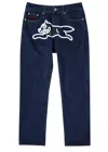 Ice Cream Running Dog Straight-leg Jeans In Indigo