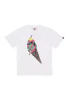 Ice Cream T-shirt Man Cone Man Tee White In White