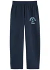 Ice Cream Team Printed Cotton Sweatpants In Navy