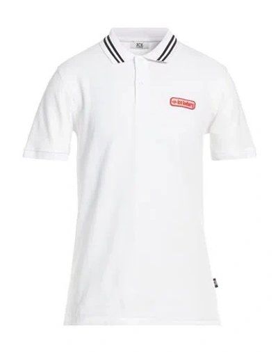 Ice Iceberg Man Polo Shirt White Size Xxl Cotton