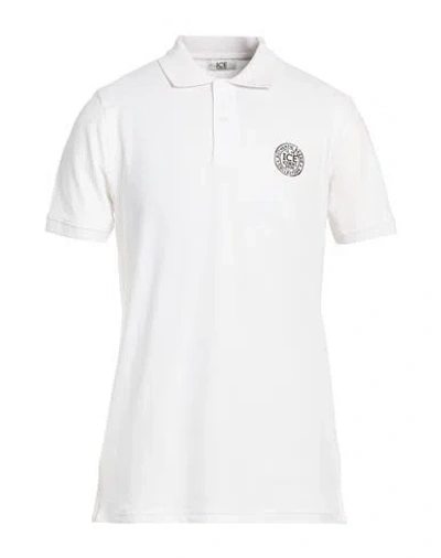 Ice Iceberg Man Polo Shirt White Size Xxl Cotton