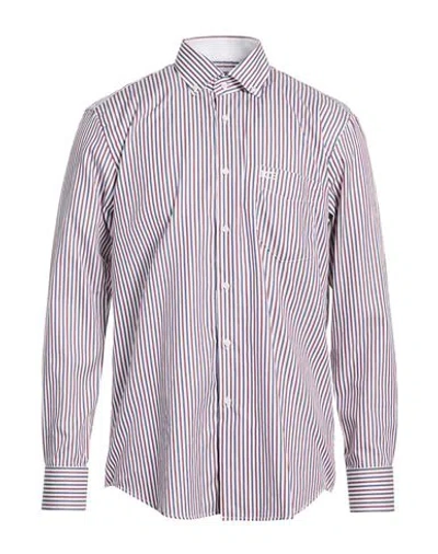 Ice Iceberg Man Shirt Garnet Size 17 ½ Cotton In Blue