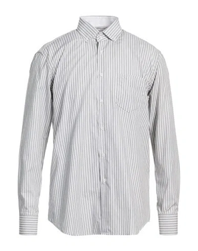 Ice Iceberg Man Shirt Grey Size 17 Cotton In Gray