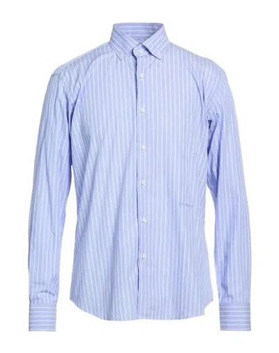 Ice Iceberg Man Shirt Light Blue Size 16 ½ Cotton In Multi
