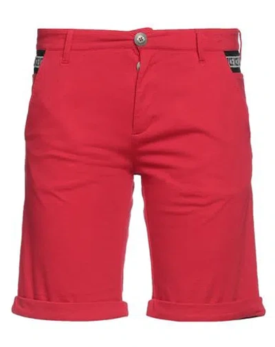 Ice Iceberg Man Shorts & Bermuda Shorts Red Size 34 Cotton