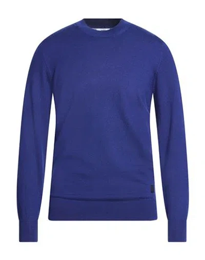Ice Iceberg Man Sweater Bright Blue Size Xxl Wool