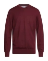Ice Iceberg Man Sweater Burgundy Size Xxl Wool In Red