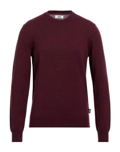 Ice Iceberg Man Sweater Garnet Size Xxl Wool, Polyamide In Burgundy