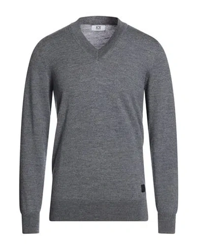 Ice Iceberg Man Sweater Grey Size Xxl Wool In Gray