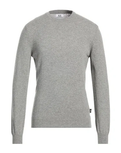 Ice Iceberg Man Sweater Light Grey Size Xl Wool, Polyamide In Gray