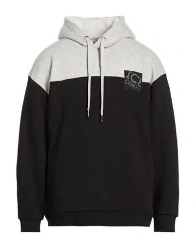Ice Iceberg Man Sweatshirt Black Size Xl Cotton, Polyester
