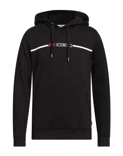 Ice Iceberg Man Sweatshirt Black Size Xxl Cotton